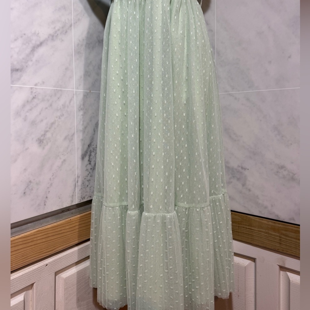 - 😊Anthropologie Hutch Tulle Bow-Tie Midi Dress size 10 - Picture 6 of 12